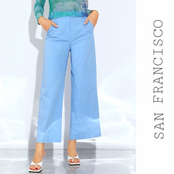 BSF Cotton wide leg summer pants/BNWT - Picture 1 of 11